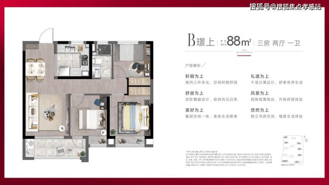 惠折扣-2024最新楼盘测评-户型配套米乐m6深安上居(2024)深安上居优(图6)